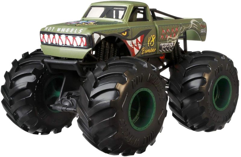 Carrinho-Hot-Wheels---Monster-Trucks---V8-Bomber---Oversized---124---20-cm---Matte-5