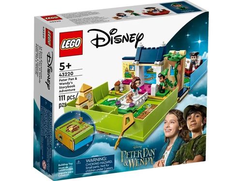 LEGO Disney - Livro de Aventuras de Peter Pan e Wendy - 111 Peças - 43220