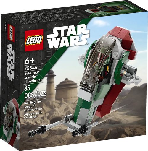 LEGO Star Wars - Microfighter Nave Estelar de Boba Fett - 85 Peças - 75344