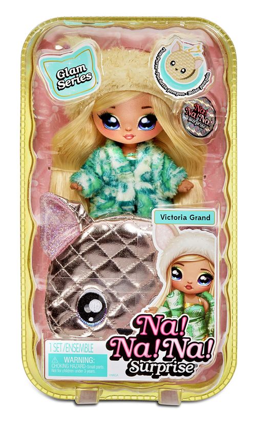 Boneca Na!Na!Na! Surprise 2 em 1 - Victoria Grand - Com Bolsa - Pom Glam Series