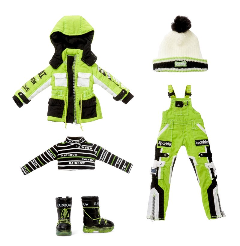 Boneca-Rainbow-High---Jade-Hunter---Winter-Break---Com-Prancha-de-Snowboard---28-cm---Verde-4