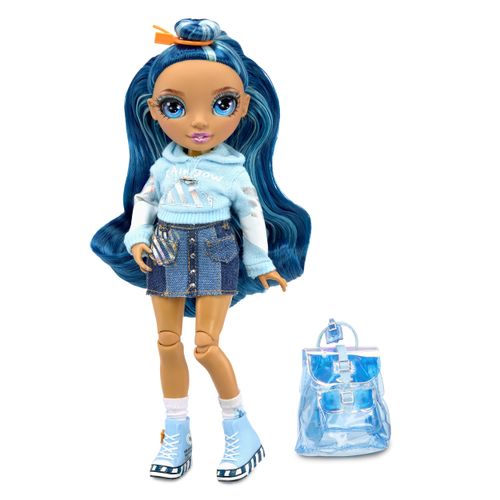 Boneca Rainbow Junior High - Skyler Bradshaw - 23cm - Azul