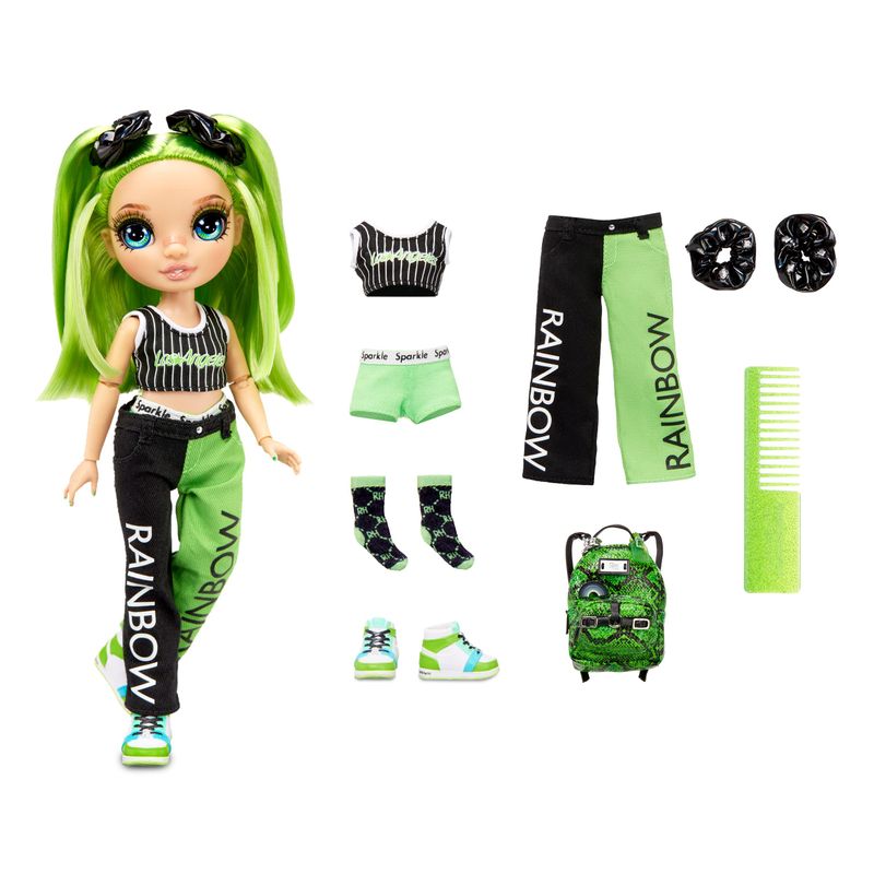 4-Boneca-Rainbow-Junior-High---Jade-Hunter---23cm---Verde