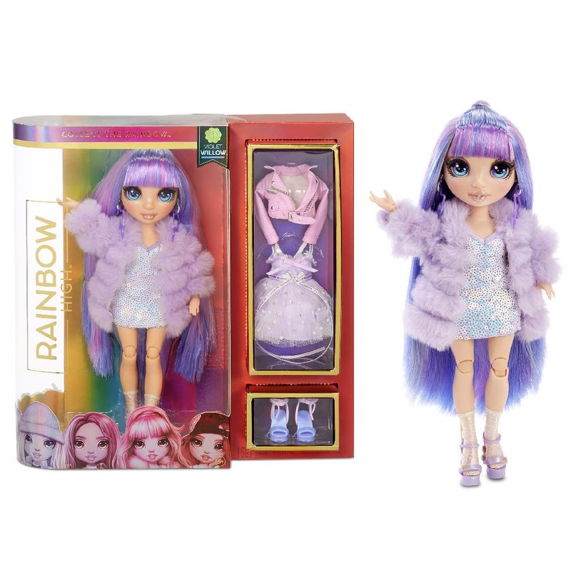 2-Boneca-Rainbow-High---Violet-Willow---Look-Extra---26cm---Violeta