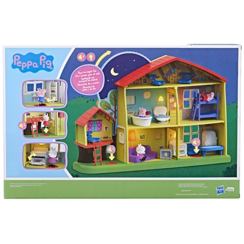 Casa da Peppa com Figuras - Diversão Noite e Dia - Com Som e Luz - Hasbro