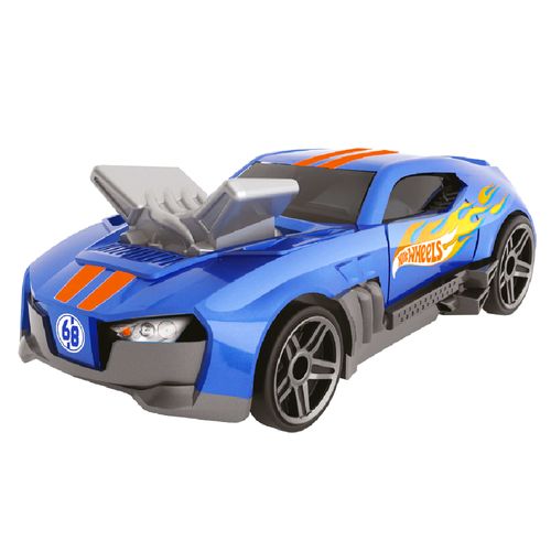 Porta Carrinhos Hot Wheels 2 em 1 - Com Veículo - 30cm - Fun