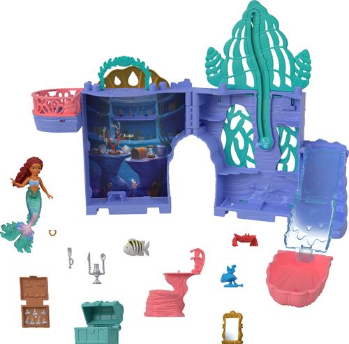 Playset com Boneca - Gruta Secreta da Ariel - A Pequena Sereia - Mattel