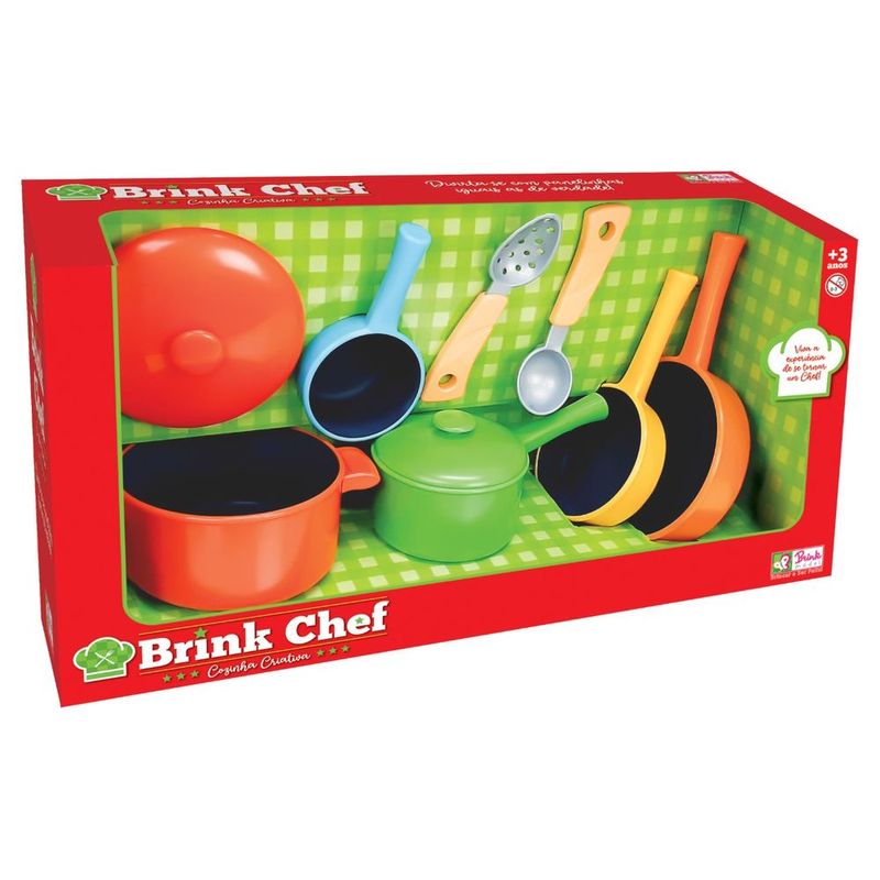 Kit-Acessorios-de-Cozinha-Infantil---Brink-Chef---Cozinha-Criativa---9-Pecas---Brink-Model-2