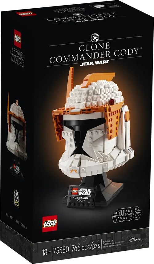 LEGO Star Wars - Capacete do Comandante Clone Cody - 766 Peças - 75350