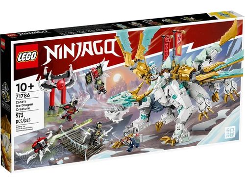 LEGO Ninjago 2 em 1 - Criatura Dragão de Gelo do Zane - 973 Peças - 71786