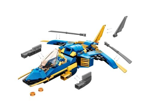 LEGO Ninjago - Jato Relâmpago EVO do Jay - 146 Peças - 71784