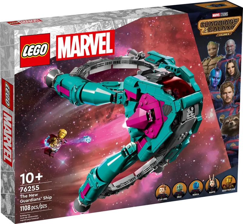 LEGO-Marvel---Nova-Nave-dos-Guardioes---Guardioes-da-Galaxia---76255-1