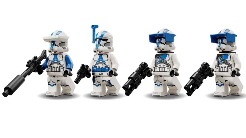 5-LEGO-Star-Wars---Pack-de-Combate-Soldados-Clone-da-501---75345