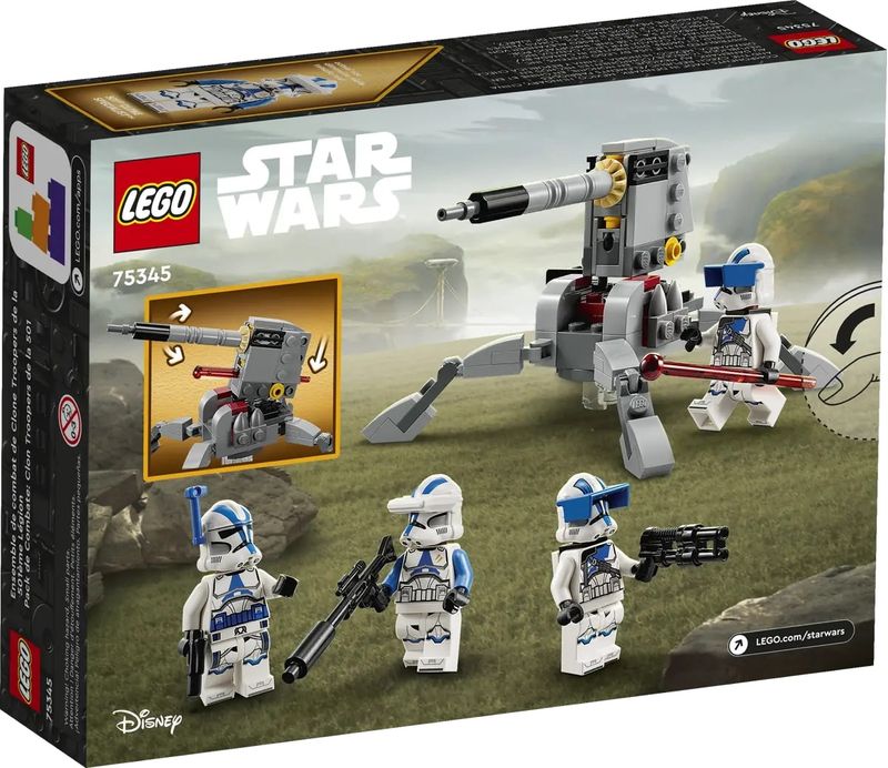 6-LEGO-Star-Wars---Pack-de-Combate-Soldados-Clone-da-501---75345