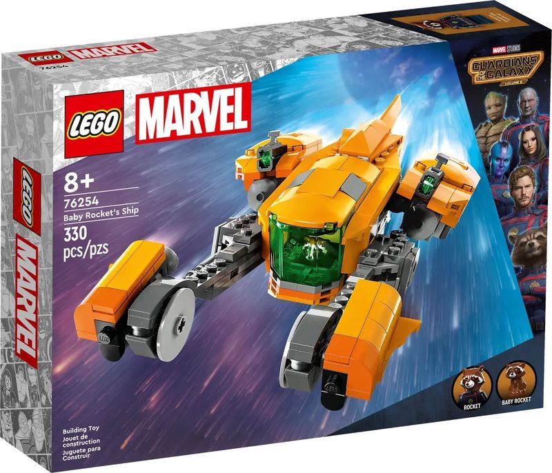 LEGO-Marvel---A-Nave-de-Baby-Rocket---Guardioes-da-Galaxia---76254-1