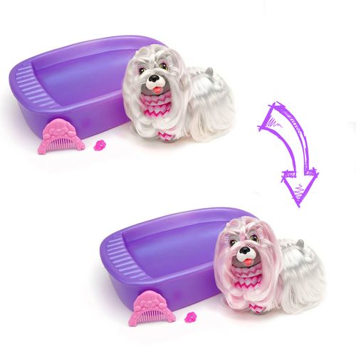 Figura com Acessórios - Fashion Dogs - Rosa - Estrela