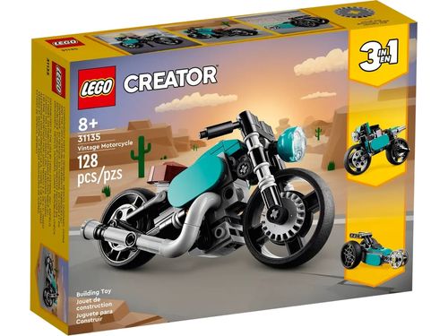 LEGO Creator - Motocicleta Vintage - 128 Peças - 31135 - Conjunto Blocos de montar