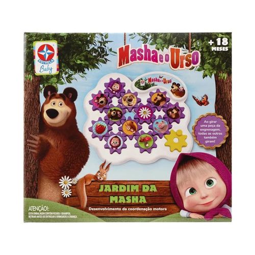 Jogo Pedagógico - Jardim da Masha - Masha e o Urso - Estrela