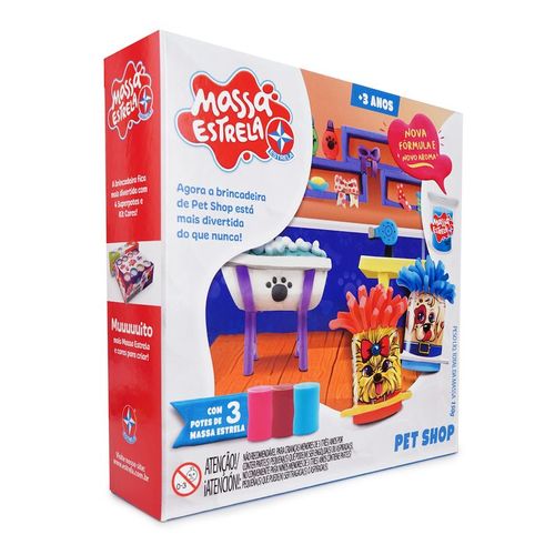 Massa de Modelar - Pet Shop - Estrela
