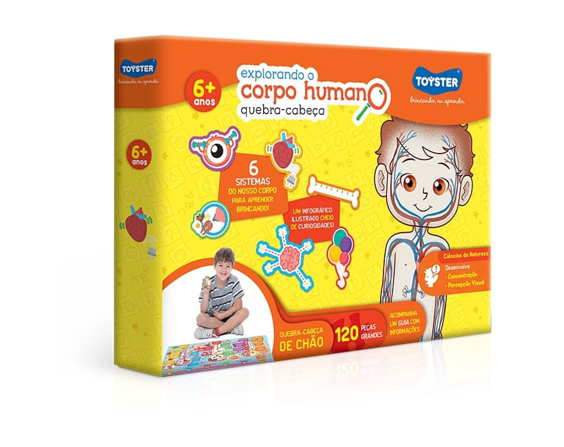 Quebra-Cabeca-Educativo---Explorando-o-Corpo-Humano---120-Pecas---Toyster--1
