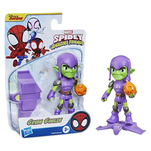 Figura e Acessório - Duende Verde com Planador - Spidey Amazing Friends - Hasbro