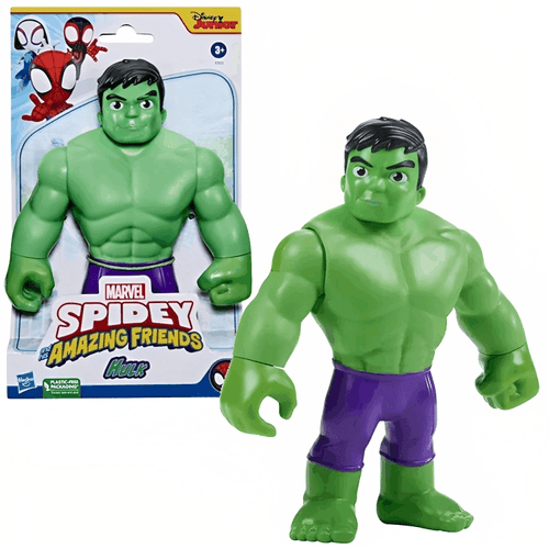 Figura Articulada - Incrível Hulk - Spidey Amazing Friends - 24cm - Hasbro