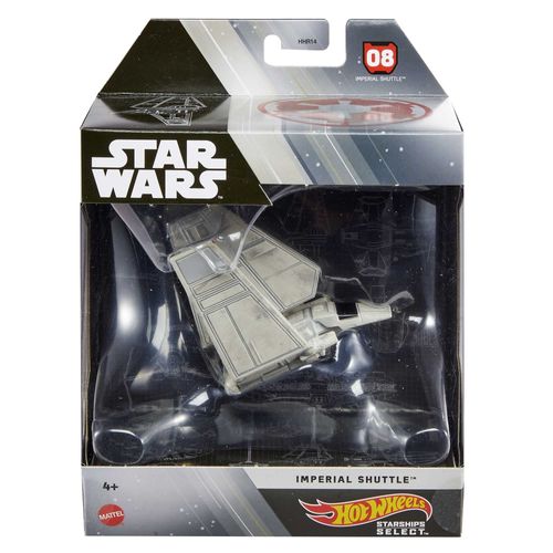 Nave Star Wars Hot Wheels - Imperial Shuttle - Starships Select - 7 cm - Mattel