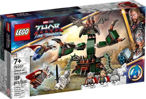 LEGO Marvel - Thor Love and Thunder - Ataque em Nova Asgard - 159 Peças - 76207