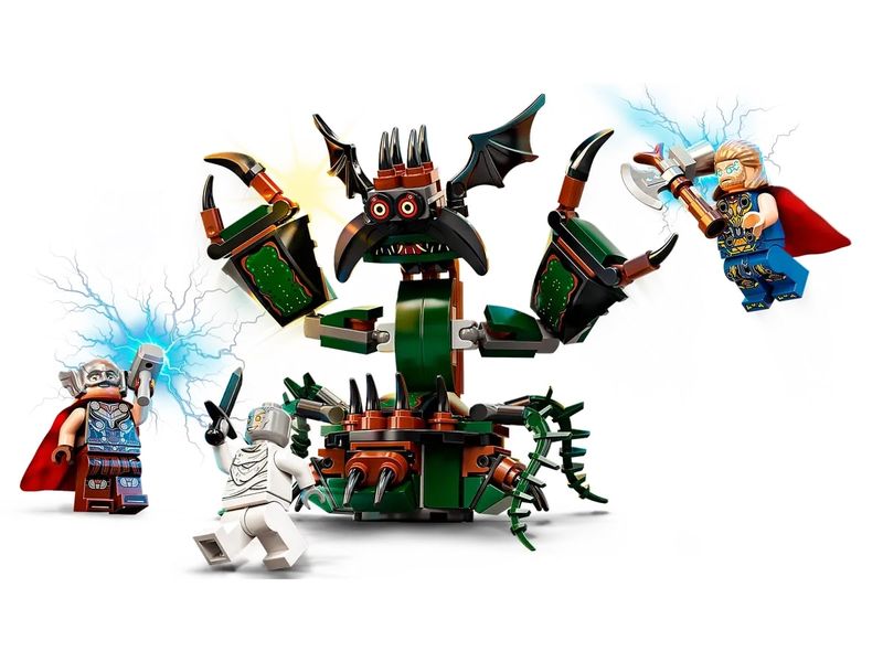 3-LEGO-Marvel---Thor-Love-and-Thunder---Ataque-em-Nova-Asgard---76207