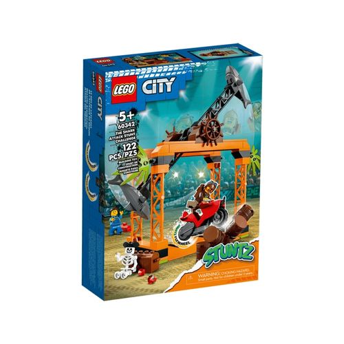 LEGO City - O Desafio de Acrobacias com Ataque de Tubarão - 60342