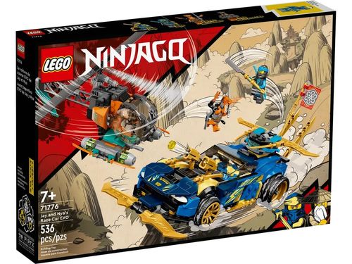 LEGO Ninjago - Carro de Corrida EVO do Jay e da Nya - 536 Peças - 71776