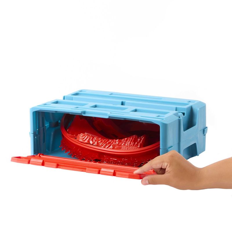 Pista-Hot-Wheels-com-Carrinho---Conjunto-Flame-Stunt---Track-Builder-Builder---4-em-1---Mattel-6