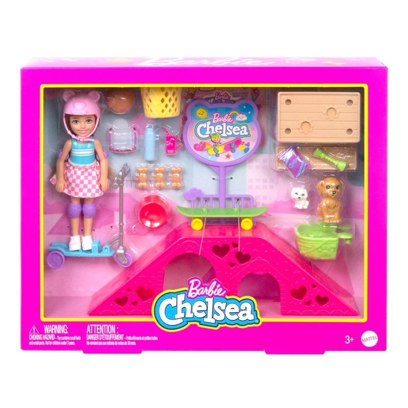 Playset-Barbie-Chelsea-com-Boneca---Skatepark---Mattel-3