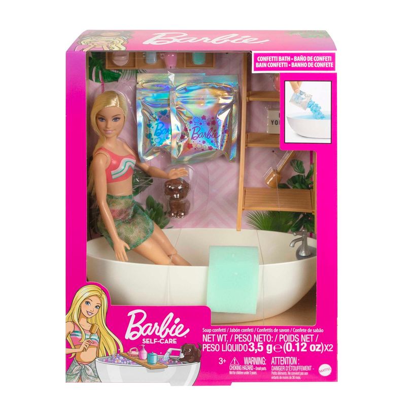 Playset-Barbie-com-Boneca---Banho-de-Confete---Mattel-2