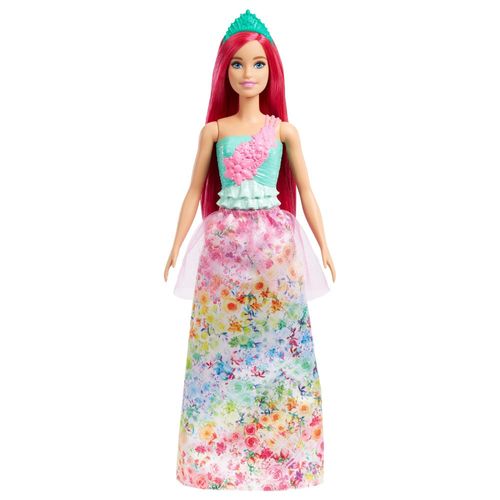 Boneca Barbie Dreamtopia - Cabelo Rosa e Tiara Verde - Mattel