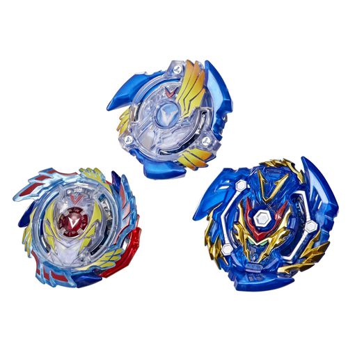 Kit 3 Piões De Batalha - BeyBlade Burst - Evolution Trio Kit - Valtryek Kit Triplo - Hasbro