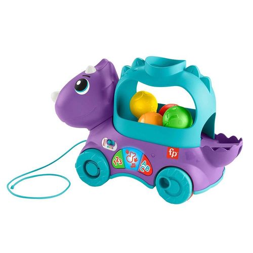 Brinquedo Musical - Dino Bolinhas Divertidas - 36 cm - Fisher-Price