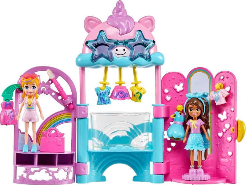 Playset-Polly-Pocket-com-Mini-Bonecas---Boutique-de-Moda---Mattel-5