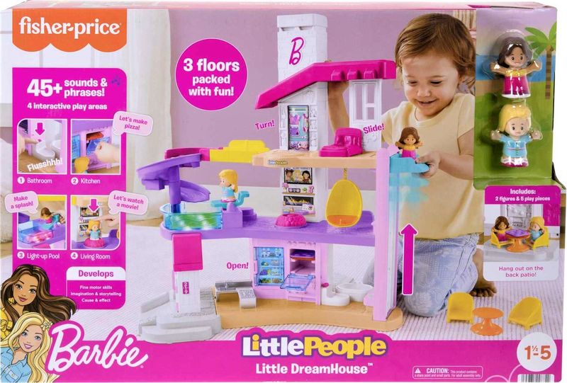 Casa-dos-Sonhos-Barbie---Little-People---Interativa-com-Luz-e-Som---Fisher-Price-2
