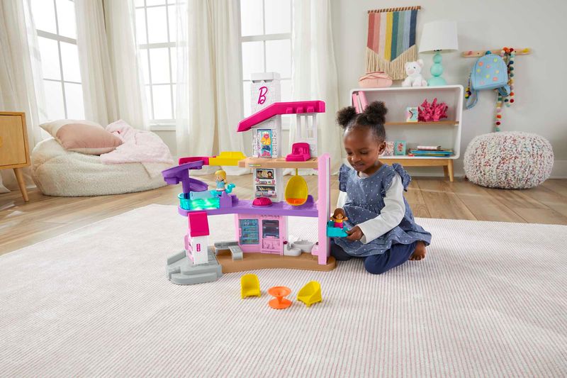Casa-dos-Sonhos-Barbie---Little-People---Interativa-com-Luz-e-Som---Fisher-Price-7