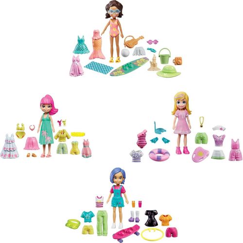 Polly Pocket - Super Kit de Moda Aquático - Pequenas Grandes Aventuras - Mattel