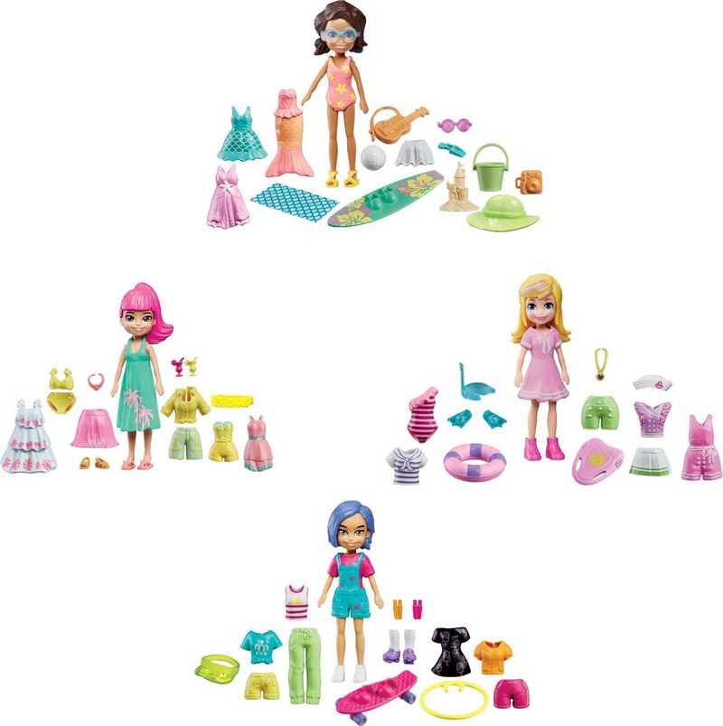 Polly-Pocket---Super-Kit-de-Moda-Aquatico---Pequenas-Grandes-Aventuras---Mattel-1