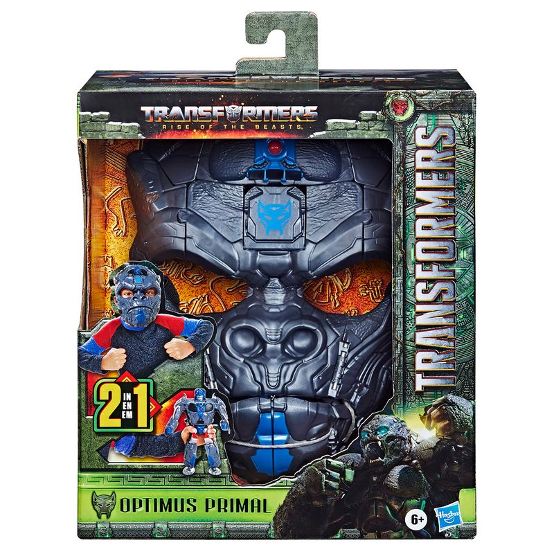 Mascara-Transformavel-2-em-1---Figura-Articulada---Optimus-Primal---Transformers-O-Despertar-das-Feras---22-cm---Hasbro-2