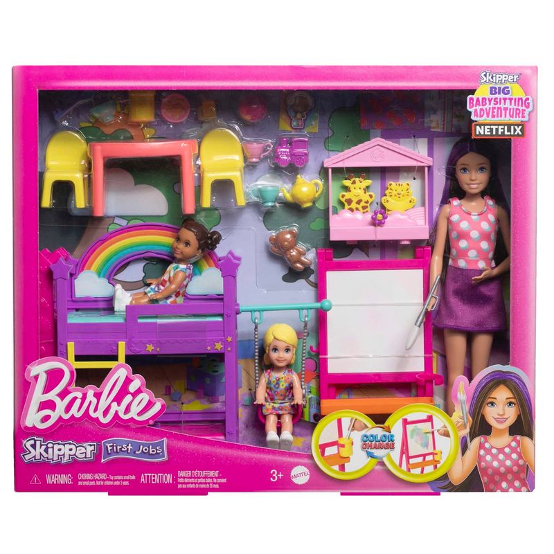 Playset-Barbie-com-Boneca---Creche---Skipper-Babysitters-Inc---Big-Babysitting-Adventure---Mattel-2
