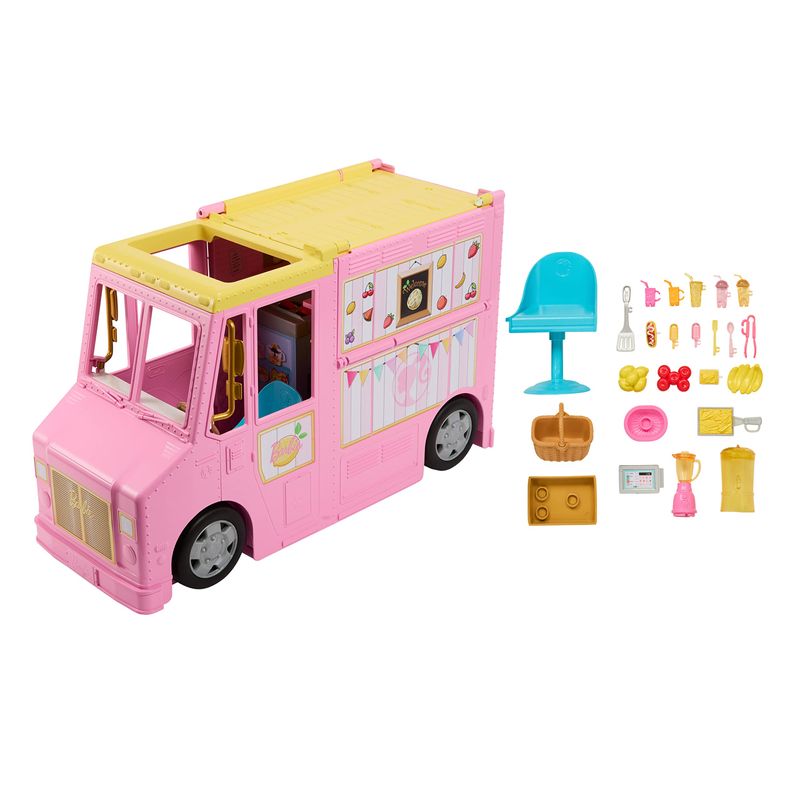 Veiculo-com-Acessorios-Barbie---Caminhao-de-Limonada---Profissoes---Mattel-2