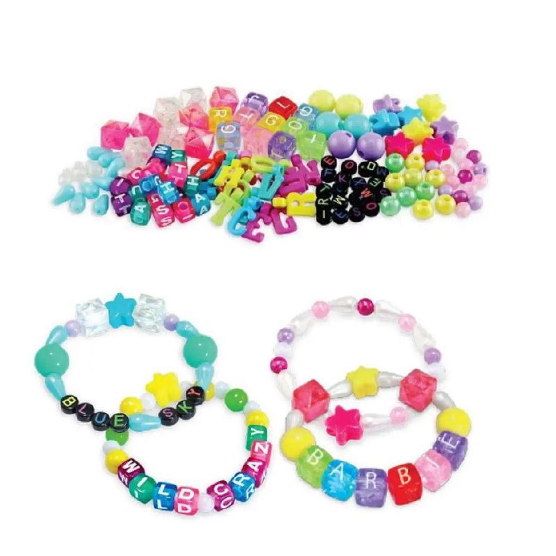 Kit-Micangas-Barbie---Colares-e-Pulseiras---Letras-Coloridas---Fun-2