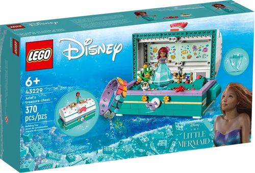 LEGO Disney - Baú de Tesouro da Ariel - 370 Peças - 43229