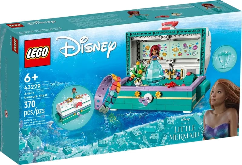 LEGO-Disney---Bau-de-Tesouro-da-Ariel---370-Pecas---43229-1
