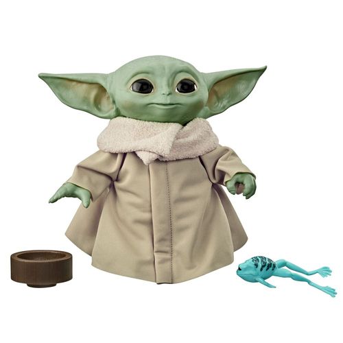 Pelúcia Interativa com Som - Baby Yoda - Star Wars - The Mandalorian - Disney - 19 cm - Hasbro