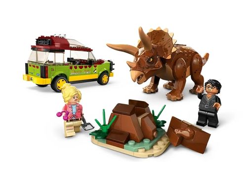 LEGO Jurassic Park - Pesquisa de Triceratops - 30 Anos - 281 Peças - 76959